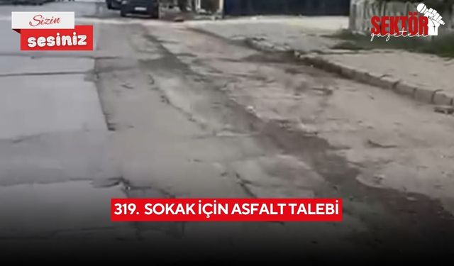 319. sokak için asfalt talebi