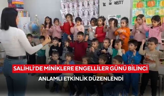 Sartmahmut İlkokulu’ndan 3 Aralık Engelliler Günü için anlamlı farkındalık etkinliği