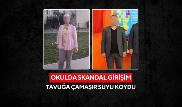 Okulda zehirleme dehşeti! Temizlik görevlisi müdürü çamaşır suyuyla öldürmeye kalktı!