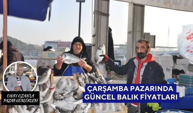 Salihli Çarşamba Pazarı’nda Balık Fiyatları 10 Aralık Çarşamba | Hava şartları balık çeşitliliğini etkiledi