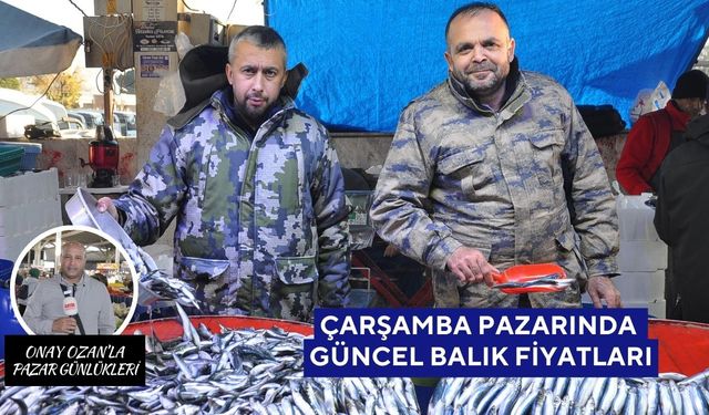 Salihli Çarşamba Pazarı’nda Balık Fiyatları 17 Aralık Çarşamba | Pazarın en pahalısı barbun ve kalkan balığı