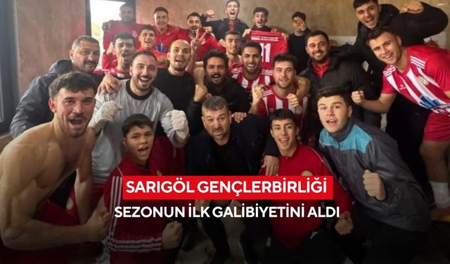 Sarıgöl Gençlerbirliği sezonun ilk galibiyetini aldı
