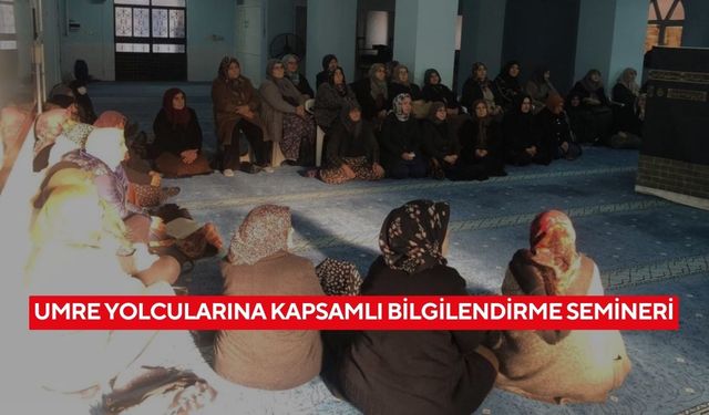 Sarıgöl’de Umre ziyareti öncesi bilgilendirme semineri düzenlendi