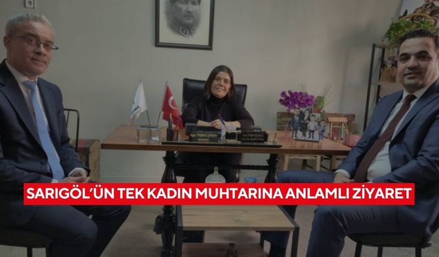Kaymakam Dalak’tan Cumhuriyet Mahallesi’nin kadın muhtarına tam destek