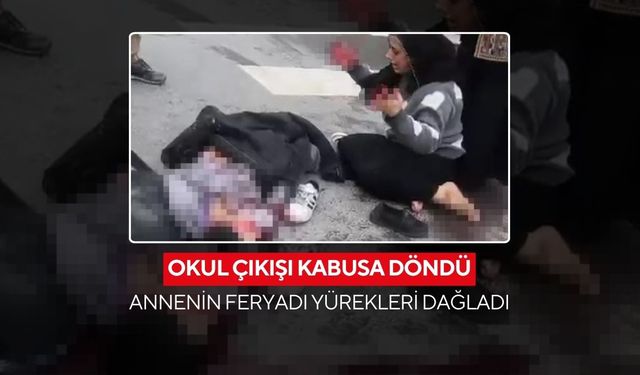 Servis minibüsü yaya geçidinde 10 yaşındaki çocuğa çarptı... Miraç Efe hayatını kaybetti!