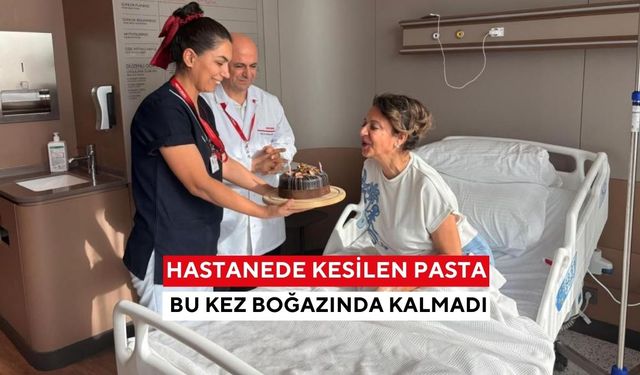 Bir yıl yutamadı, doğum gününde pastasını gözyaşlarıyla yedi