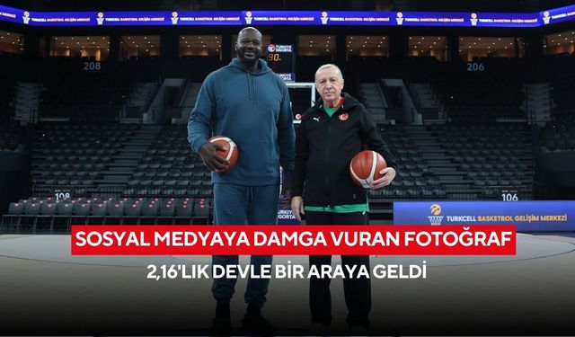 Dünyaca ünlü basketbol yıldızı Shaquille O’Neal’dan Erdoğan’a ziyaret