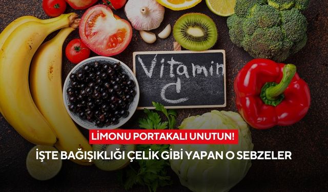 Limonu portakalı unutun! İşte bağışıklığı çelik gibi yapan o sebzeler