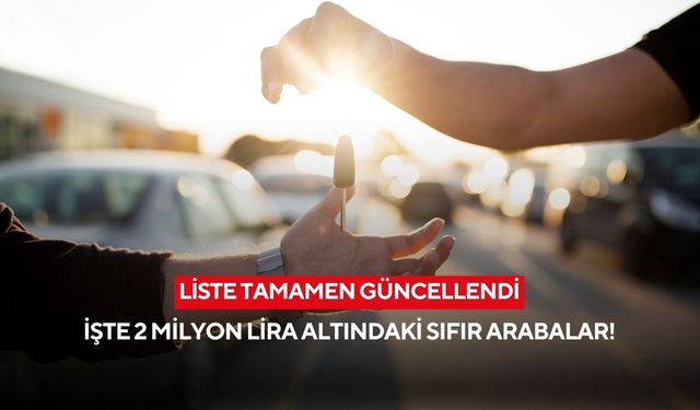Liste tamamen güncellendi: İşte 2 milyon TL altına alınabilecek en ucuz otomatik otomobiller!