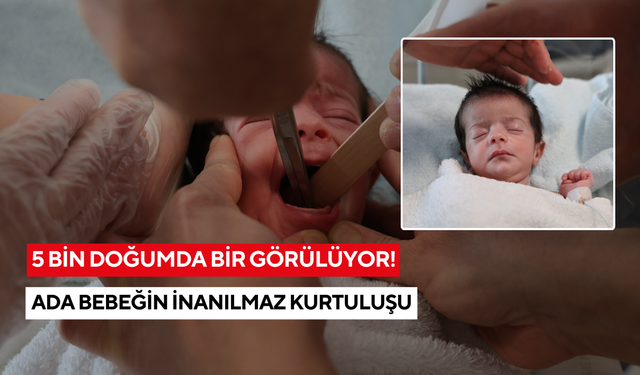 Minicik bedeniyle 3 saatlik ölüm kalım savaşı! Ada bebeğin inanılmaz kurtuluşu