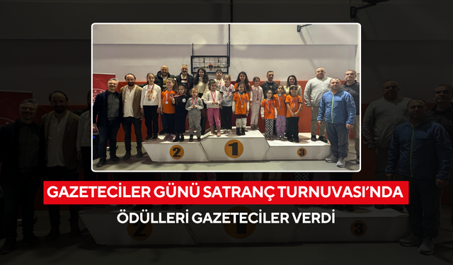 Salihli’de Gazeteciler Günü satrançla taçlandı