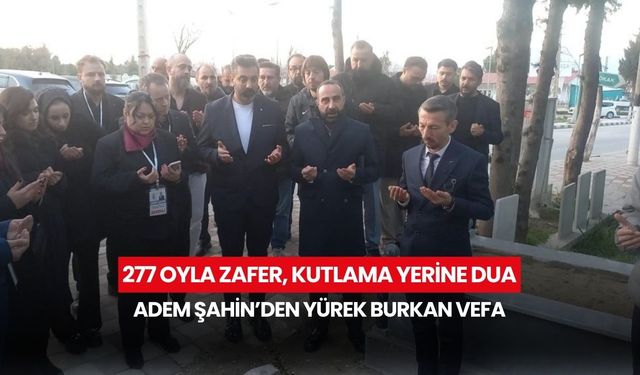 Seçimi kazandı, mezara gitti... Manisa’da başkanlıktan çok vefa konuşuldu