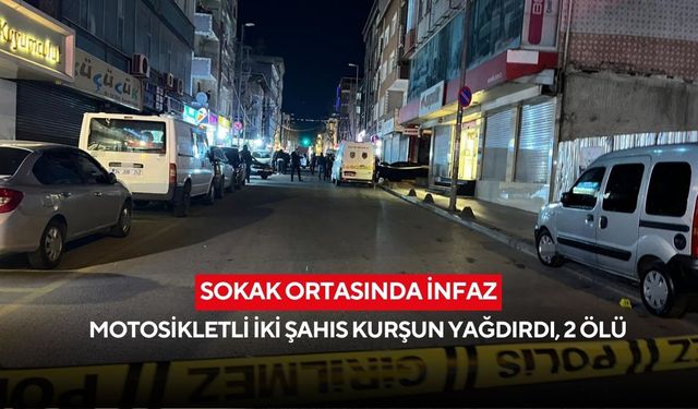 Sokak ortasında infaz: Motosikletli iki şahıs kurşun yağdırdı, 2 ölü