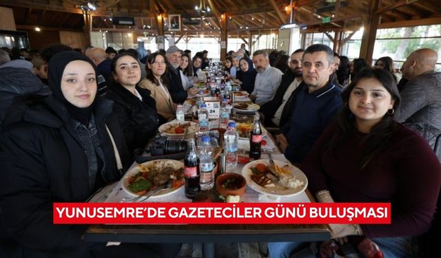 Yunusemre’de Gazeteciler Günü buluşması