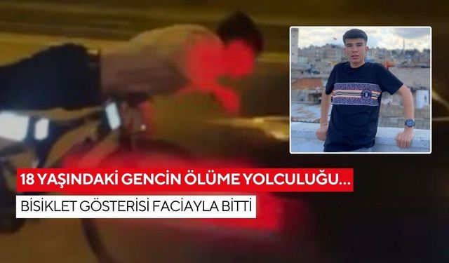 18 yaşındaki gencin ölüme yolculuğu… Bisiklet gösterisi faciayla bitti
