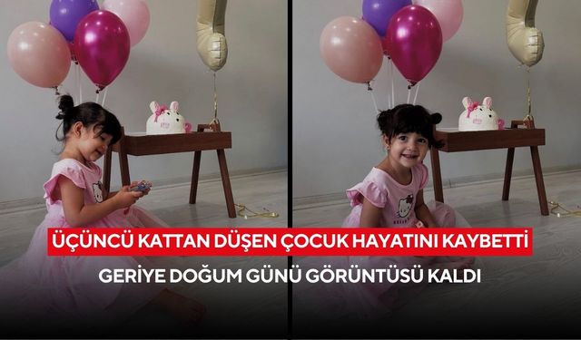 Balkondan düştü, tüm müdahalelere rağmen kurtarılamadı! Yürek burkan kareler