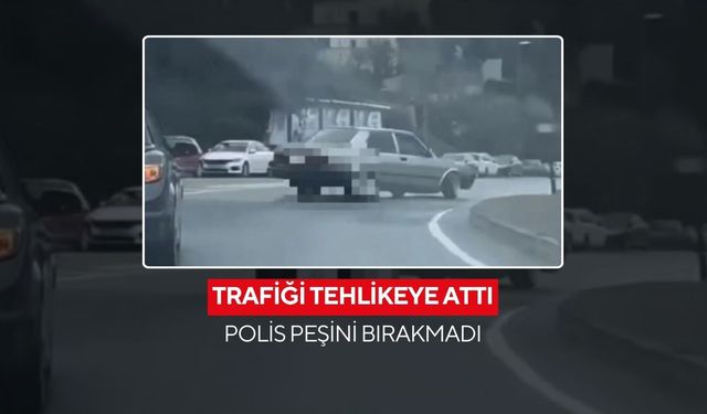 Ehliyetsizi drift attı! Sürücüye şok ceza...