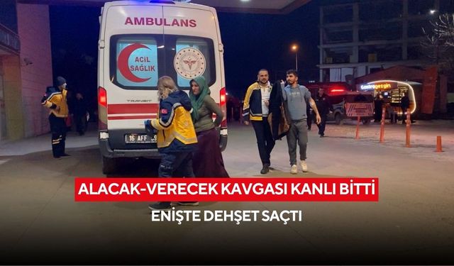 Gece yarısı bıçaklı hesaplaşma! Öfkeli enişte evi kana buladı