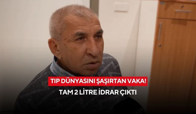 Karnındaki şişliği kabızlık sandı, doktorları bile şaşırttı... Tam 2 litre idrar çıktı