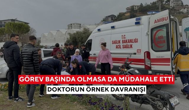 Kaza anında mucize! Yoldan geçen doktor hayat kurtardı...