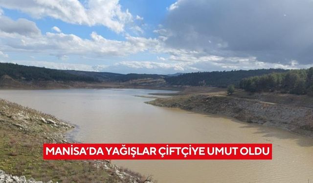 Manisa’da yağışlar çiftçiye umut oldu