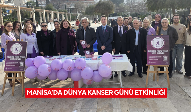 Manisa’da Dünya Kanser Günü etkinliği