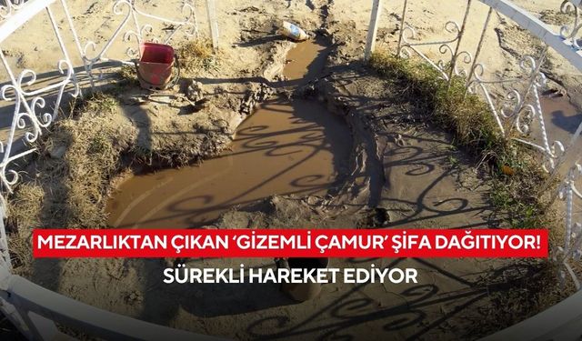 Mezarlıktan çıkan gizemli çamur şaşkına çevirdi! Şifa dağıtıyor, sabit durmuyor