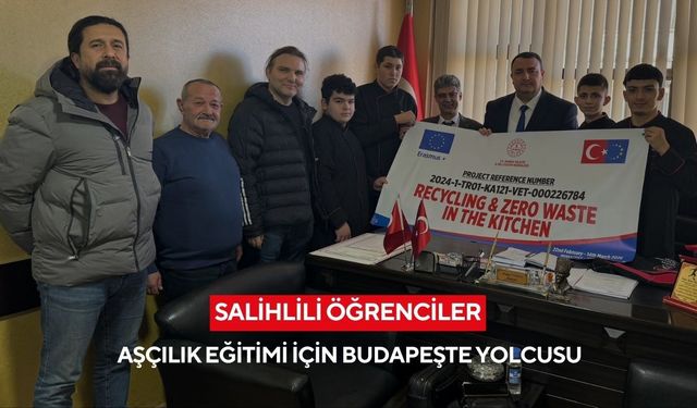 Salihlili öğrenciler, aşçılık eğitimi için Budapeşte yolcusu
