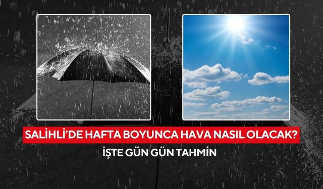 Salihli’de hafta boyunca hava nasıl olacak? İşte gün gün tahmin
