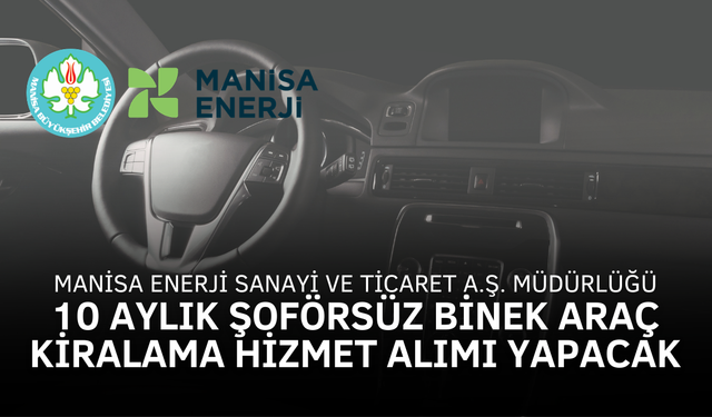 ŞOFÖRSÜZ BİNEK ARAÇ KİRALAMA HİZMET ALIMI (10 AYLIK)