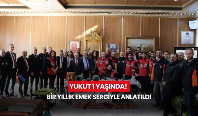 YUKUT 1 yaşında! Bir yıllık emek sergiyle anlatıldı