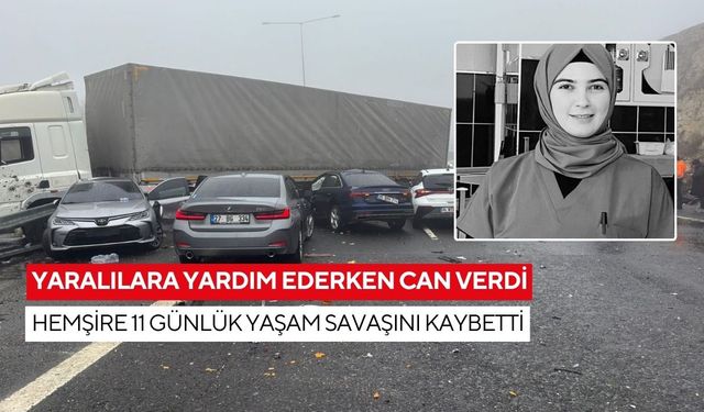 Yaralılara yardım ederken can verdi: Hemşire 11 günlük yaşam savaşını kaybetti