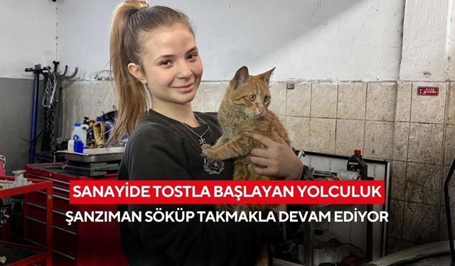 17 yaşındaki Selen, sanayide şanzıman söküp takabiliyor: “İleride kendi tamirhanemi açacağım”