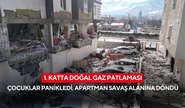Apartmanda doğal gaz patlaması dehşeti gün ağarınca ortaya çıktı... Patlama anını “füze düştü sandık” diye tarif ettiler...