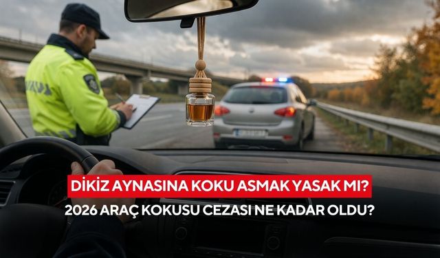 Dikiz Aynasına Koku Asmak Yasak mı? 2026 Araç Kokusu Cezası Ne Kadar Oldu?