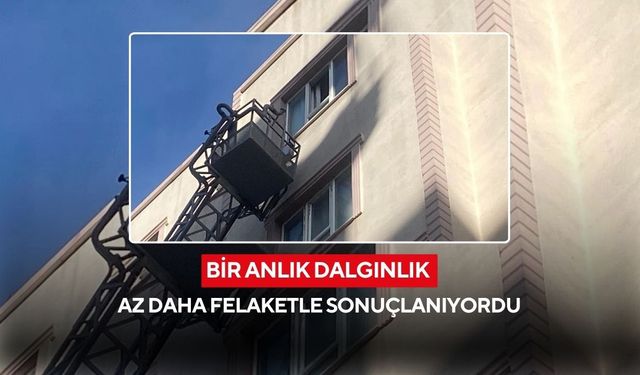 Ev sahipleri yoktu, tehlike büyüdü! Ocakta unutulan yemek itfaiyeyi harekete geçirdi...