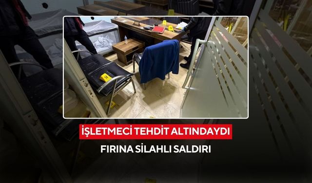 Fırın hedef alındı, camlar paramparça! Silahlı saldırı kameralara böyle yansıdı...