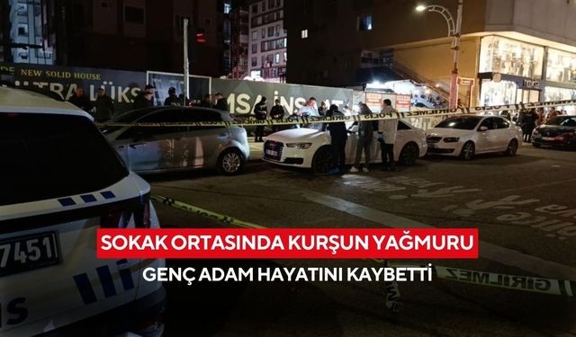 İnfaz gibi saldırı! Kar maskeli şahıslar 26 yaşındaki genci sokak ortasında öldürdü...