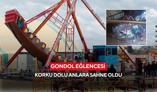 Lunapark eğlencesi kabusa döndü... Gondolda tekmeli yumruklu kavga..