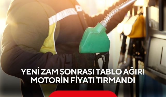 Yeni zam sonrası tablo ağır! Motorin fiyatı tırmandı