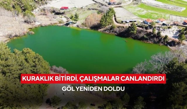 O göl yeniden hayat buldu! Doğa harikası eski ihtişamına kavuştu...
