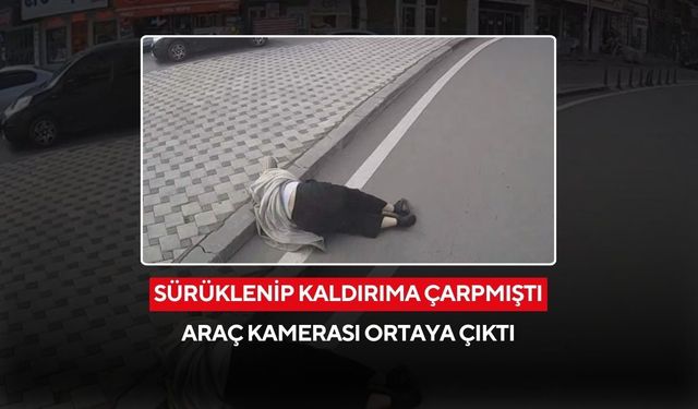 Otobüsün çarptığı genç kadının öldüğü kazanın görüntüleri çıktı...