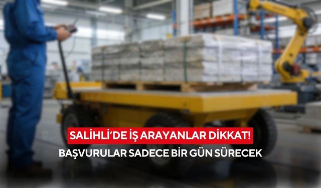 Salihli’de İş Arayanlar Dikkat! Başvurular Sadece Bir Gün Sürecek