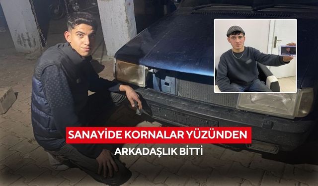 Sanayide kornalar yüzünden arkadaşlık bitti | “Kornalar bana ait” iddiası karakola taştı... İş arkadaşları arasında gerilim kameraya yansıdı