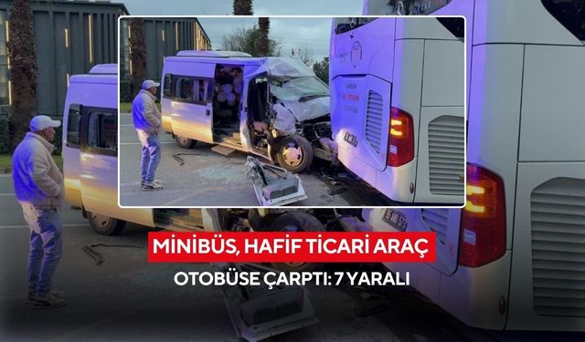 Korkutan kaza, aynı aileden 7 kişi yaralandı