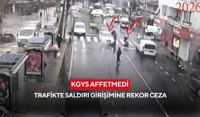Yol kabadayılığı pahalıya patladı! Trafikte saldırı girişimine rekor ceza...