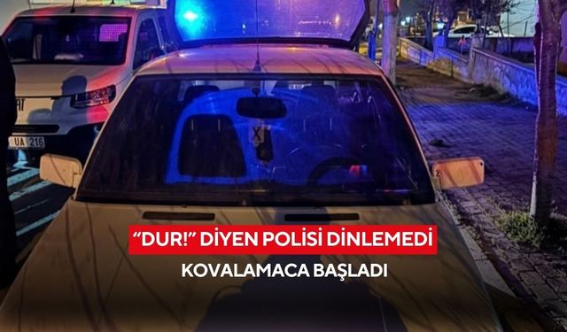 Yüksek sesle müzik çalan araç sürücüsü 'dur' ihtarına uymadı... Sürücüye ağır ceza!