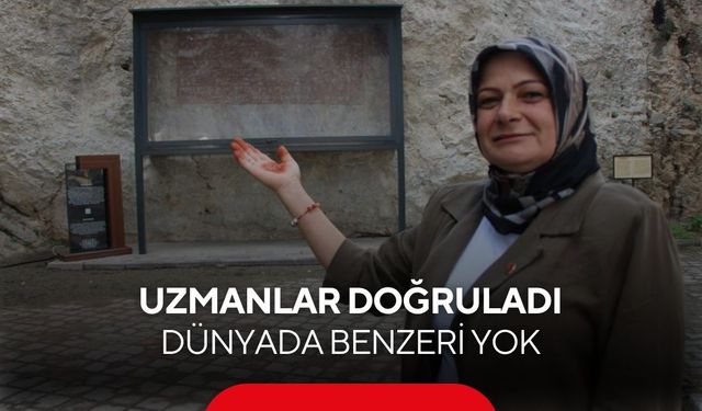 600 yıllık sır! Dünyada ana kayaya işlenmiş tek vakfiye...