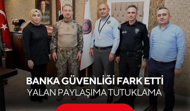 Banka güvenlik görevlisi, yaşlı kadını dolandırılmaktan kurtardı