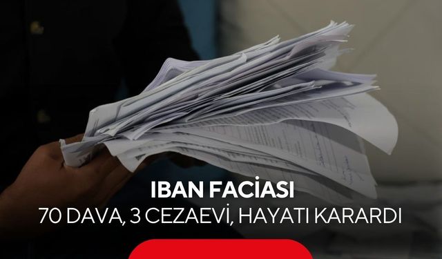 Çocukluk arkadaşına IBAN'ını verdi, hakkında 70 dava açıldı